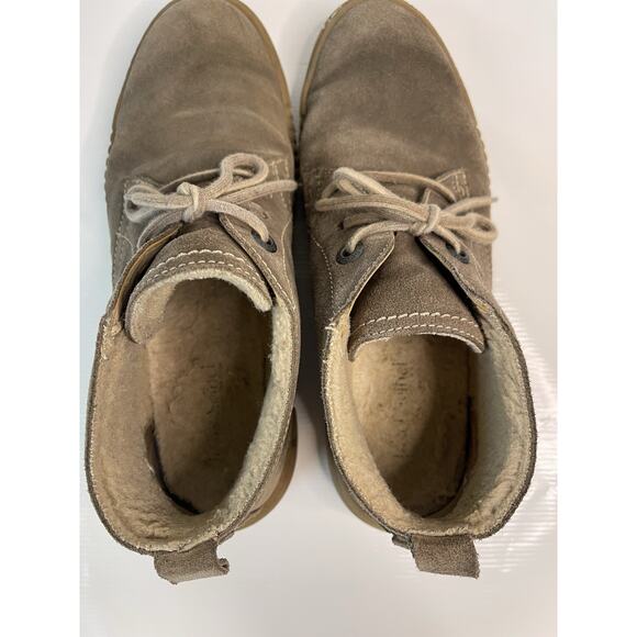 Josef Seibel Maren 2 Brown Suede Boots Chukka Leather Sherpa Lined 39 8.5 - Picture 5 of 14